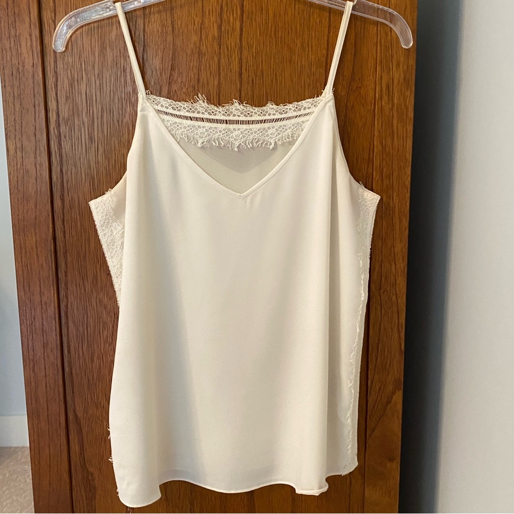 Cooper & Ella camisole womens size small cream white